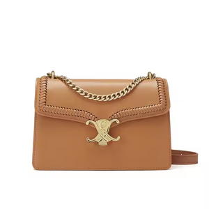 Großhandel China Designer 2025 Fashion Leder Brown Satteltasche Geldbörse