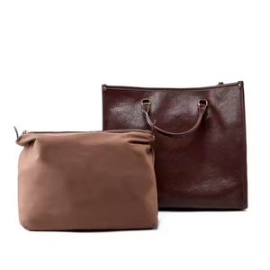 Customized Großhandel echtes Leder neuer großer Kapazität Ladies Bag Mode eins Schulterkissenbeutel